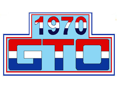 (image for) Pontiac GTO 1970 Sticker